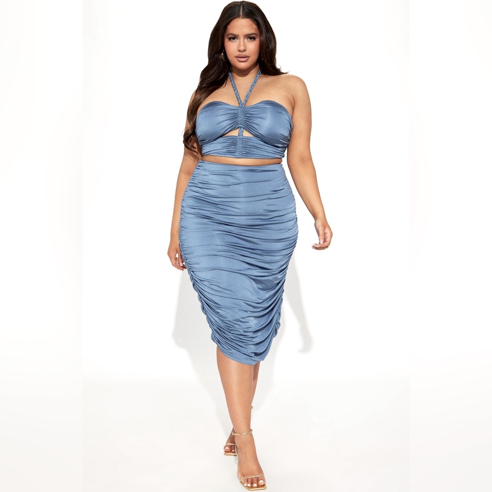 Blue Two Piece Set